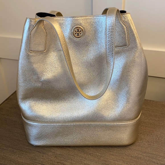 Tory Burch Michelle tote Gold.